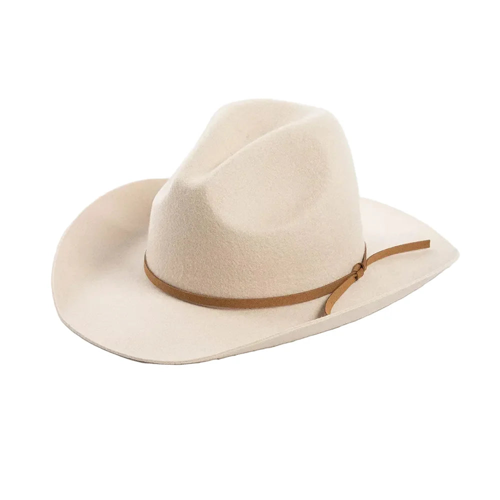 The Sierra – Tan Wool Cowboy Hat