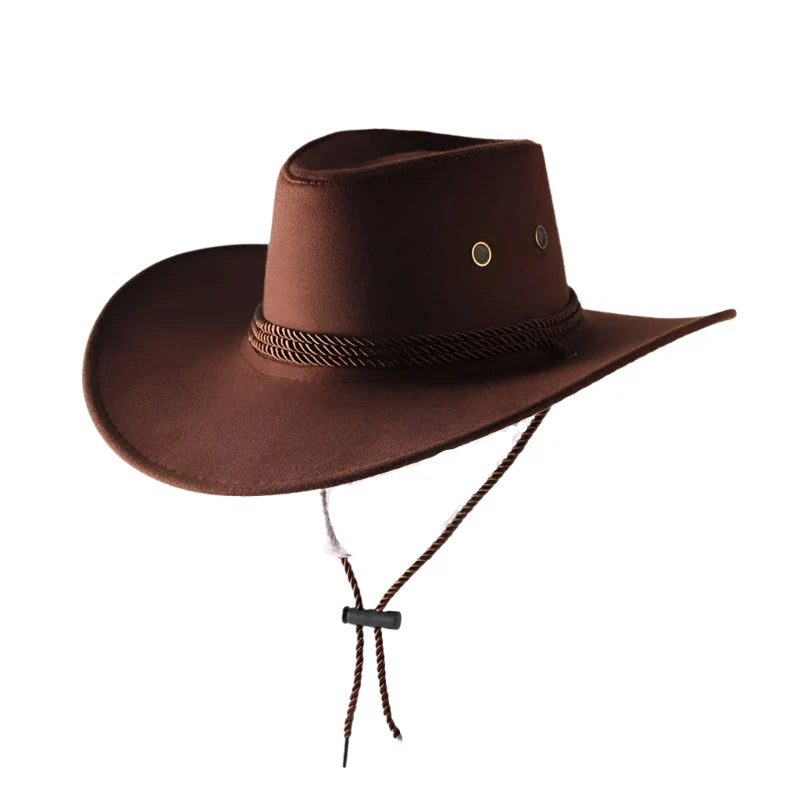 The Dalton – Brown Braided Band Cowboy Hat