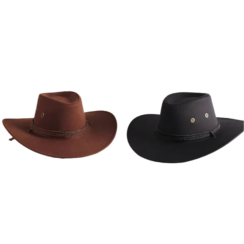The Dalton – Brown Braided Band Cowboy Hat