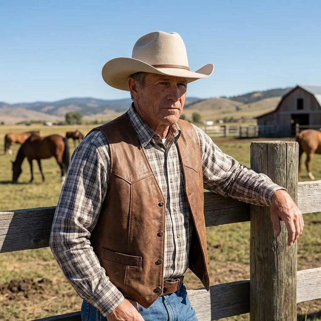 The Sierra – Tan Wool Cowboy Hat