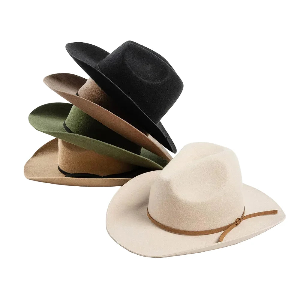 The Sierra – Tan Wool Cowboy Hat