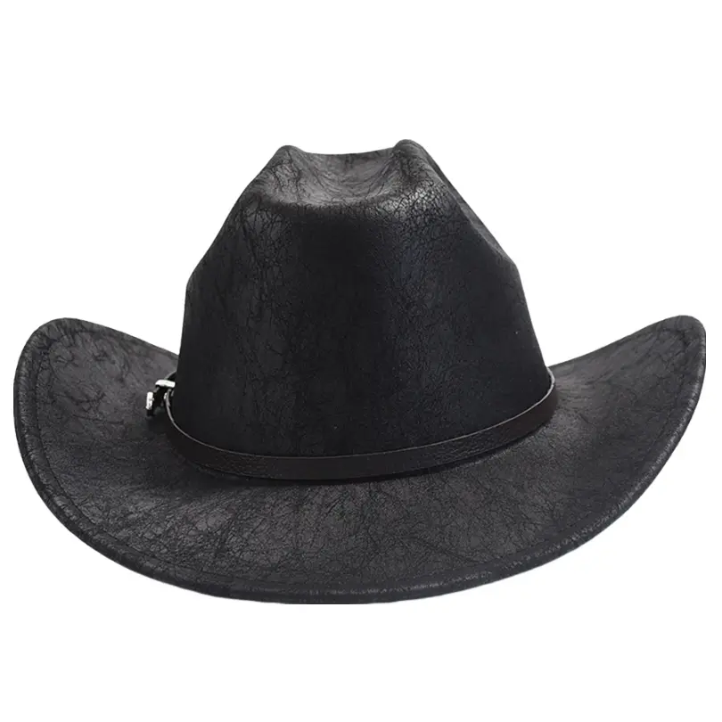 The Corsicana – Distressed Black Western Hat
