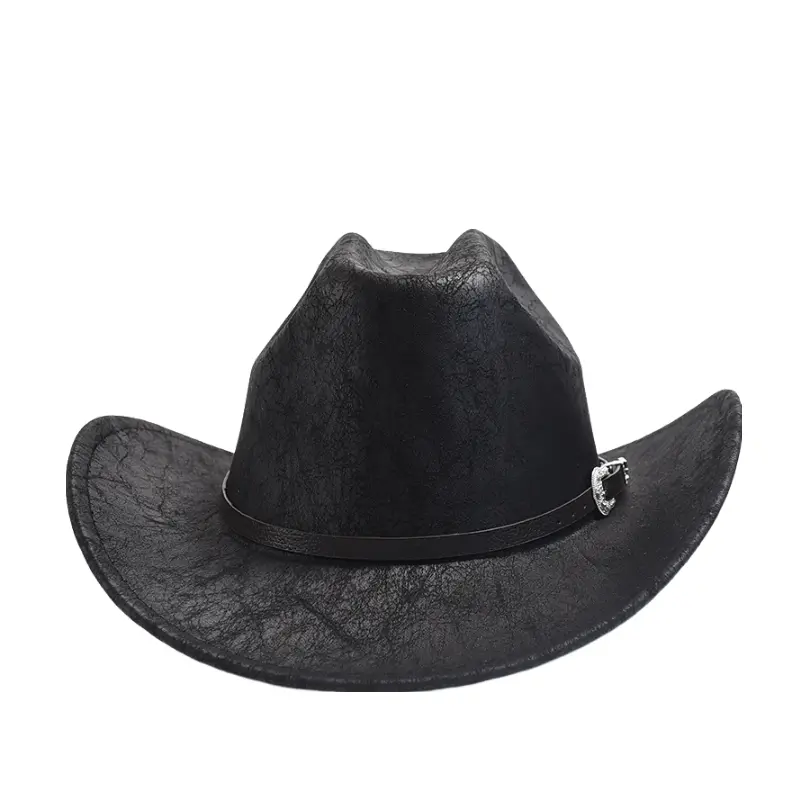The Corsicana – Distressed Black Western Hat