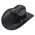 The Corsicana – Distressed Black Western Hat
