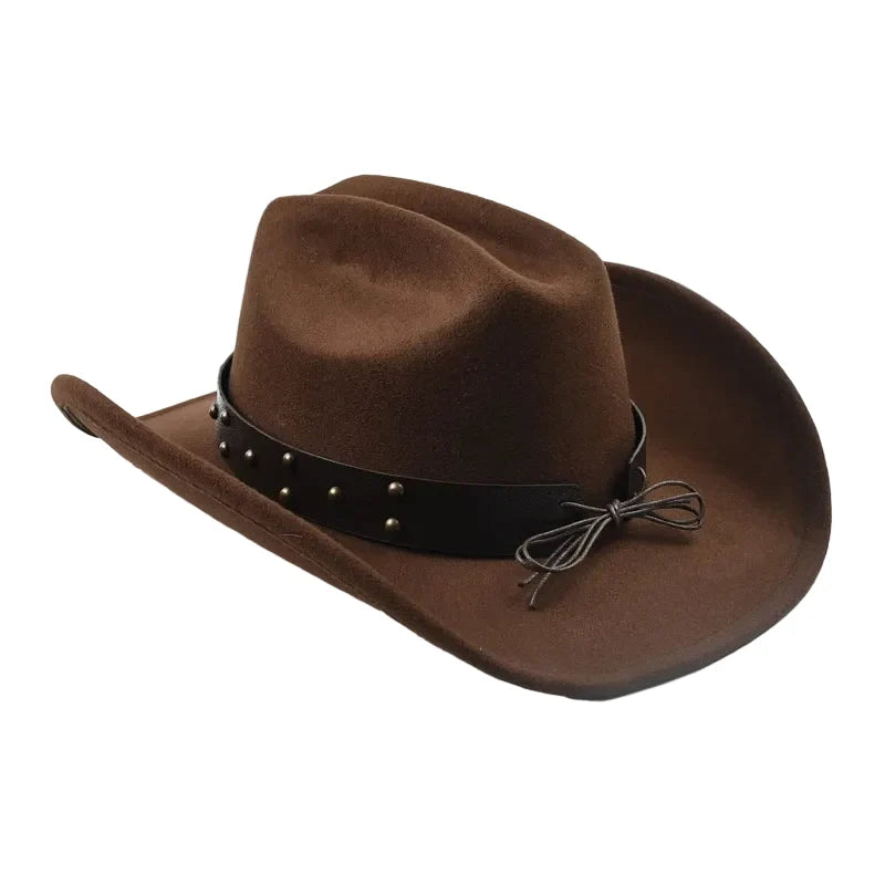The Cody – Brown Studded Band Cowboy Hat