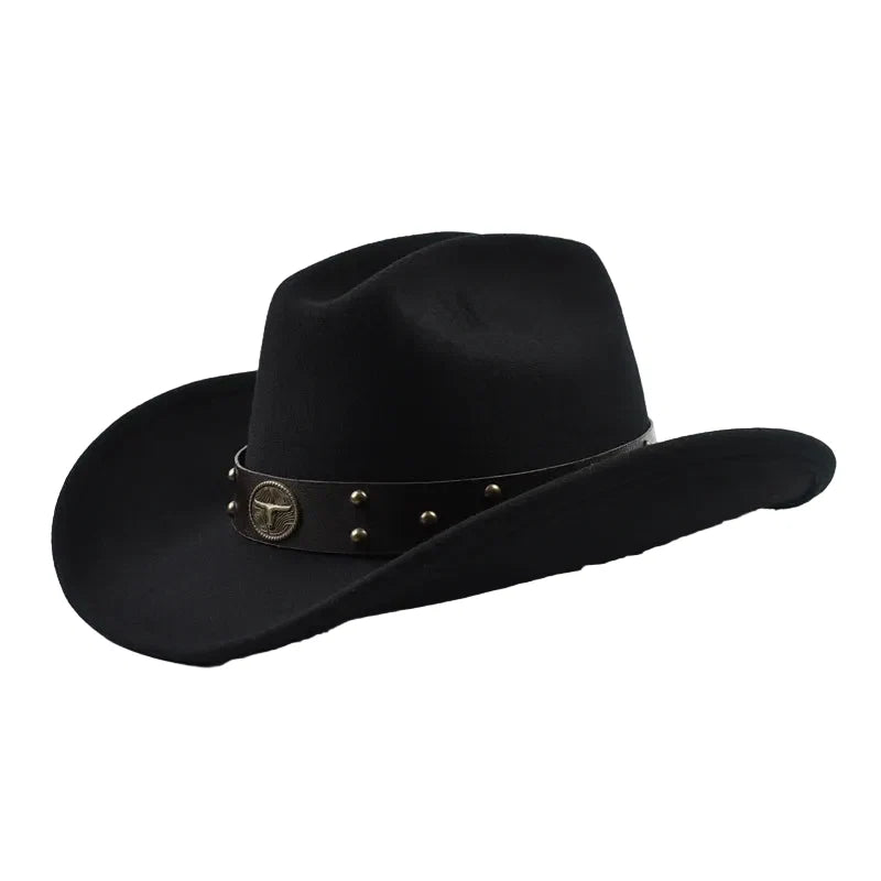 The Cody – Brown Studded Band Cowboy Hat