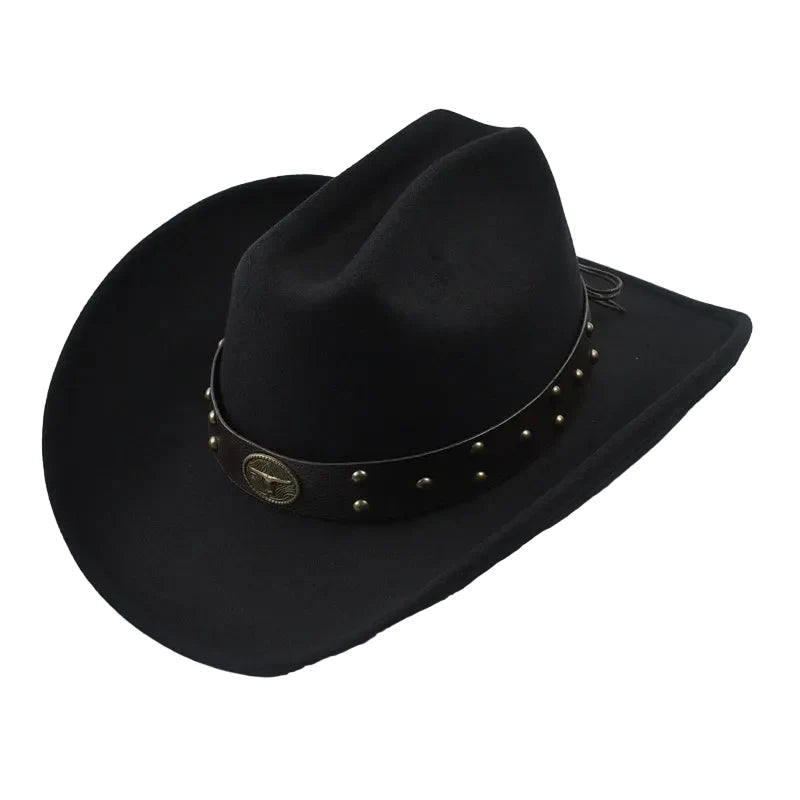 The Cody – Brown Studded Band Cowboy Hat