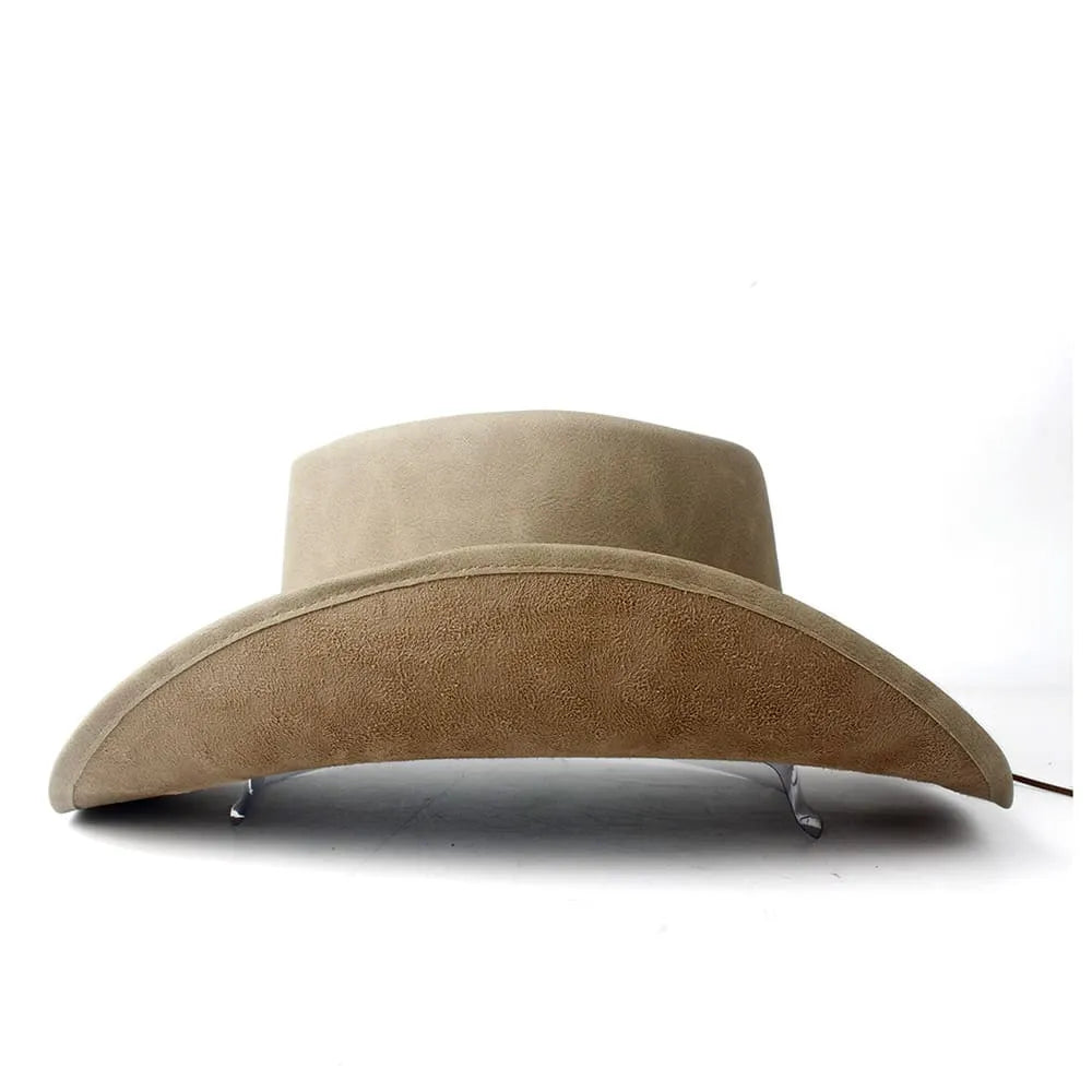 The Flagstaff – Beaded Band Leather Cowboy Hat