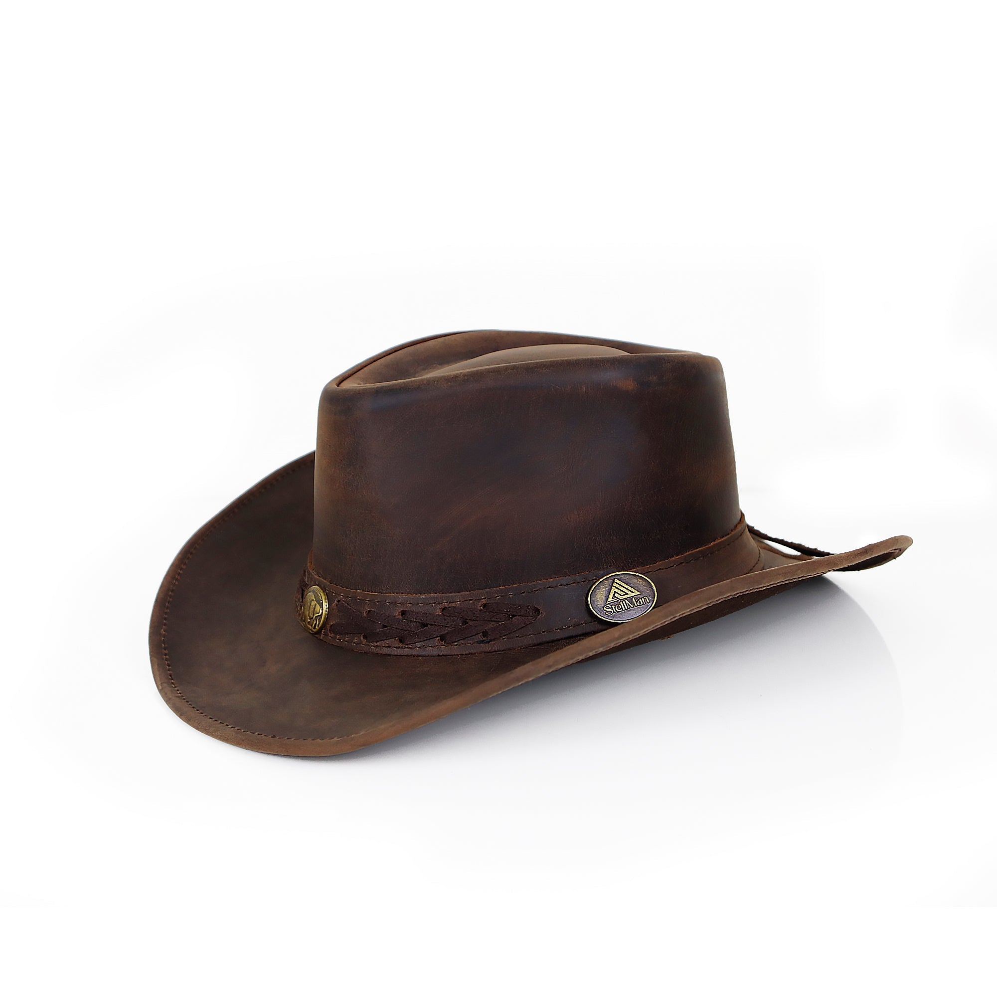 The Copper Ridge – Leather Brim Cowboy Hat