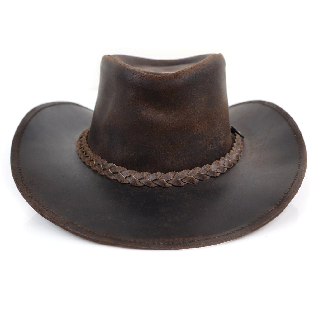 The Sawyer – Distressed Leather Cowboy Hat