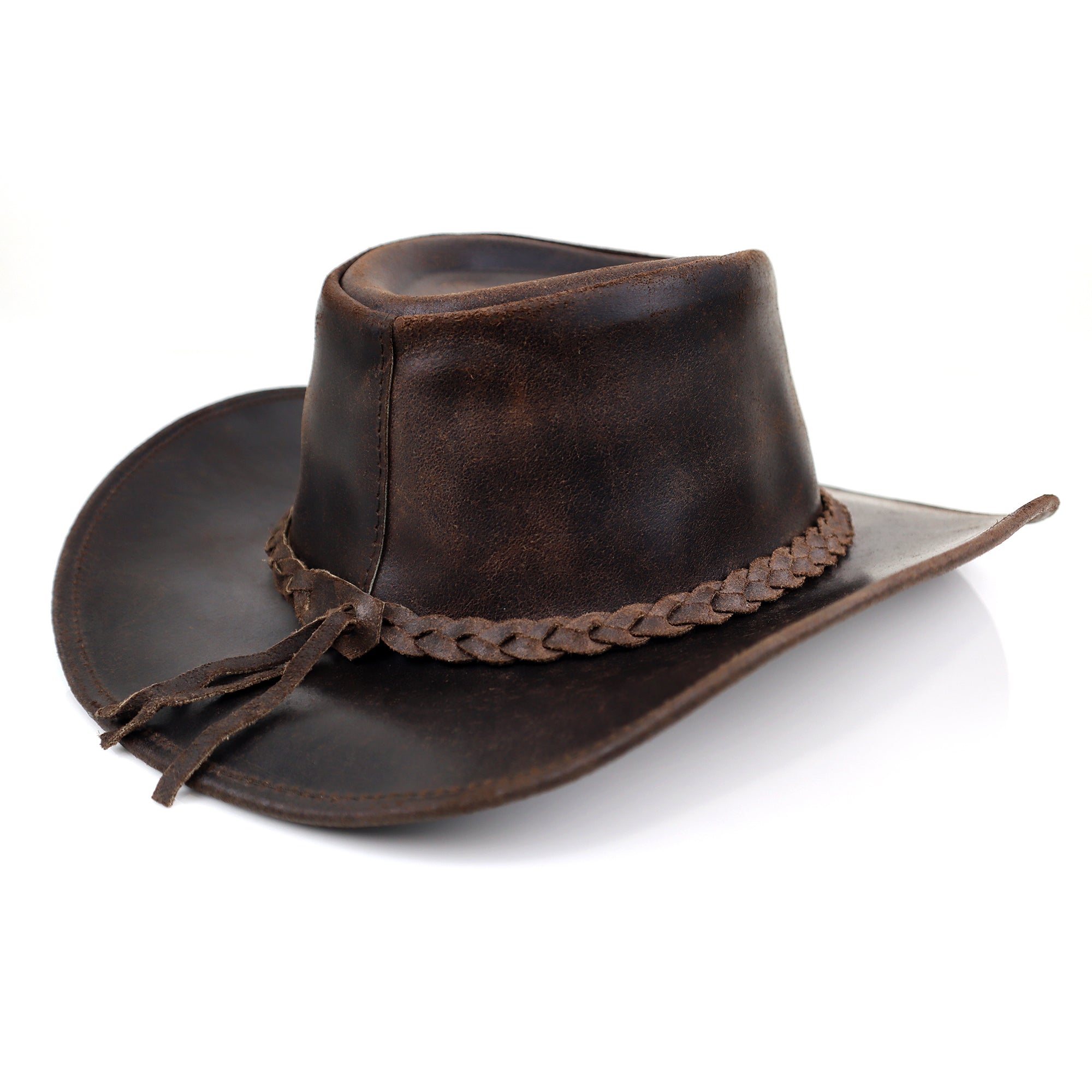 The Sawyer – Distressed Leather Cowboy Hat