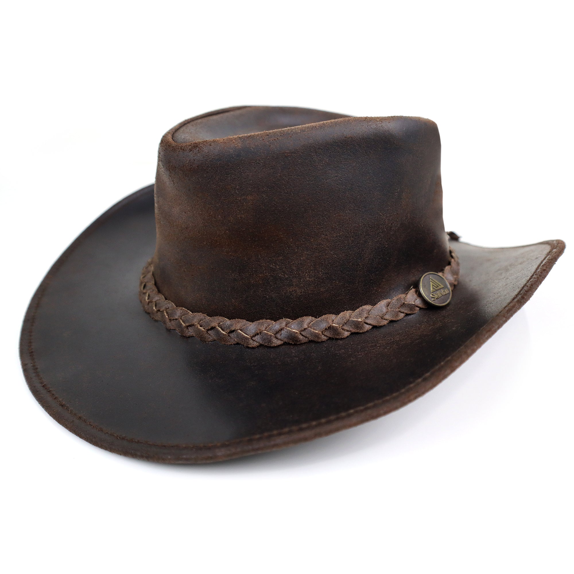 The Sawyer – Distressed Leather Cowboy Hat