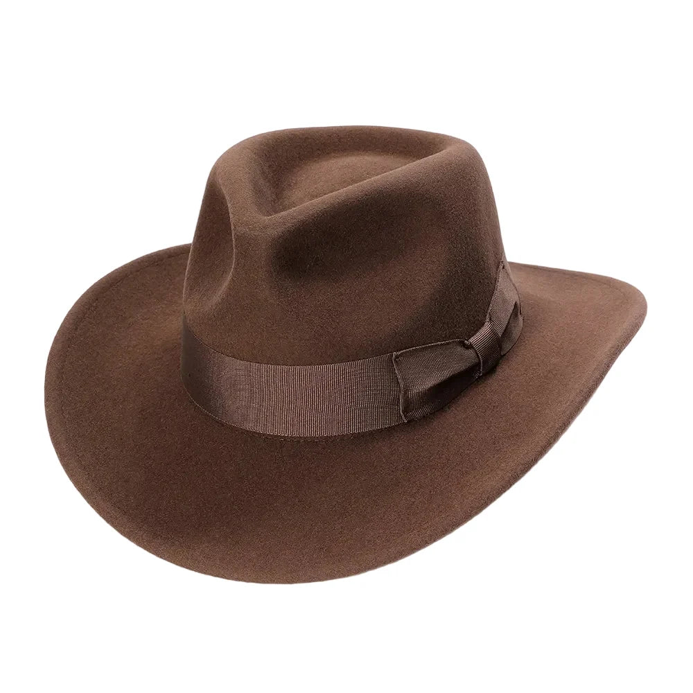 The Wyoming – Brown Wool Rancher Hat