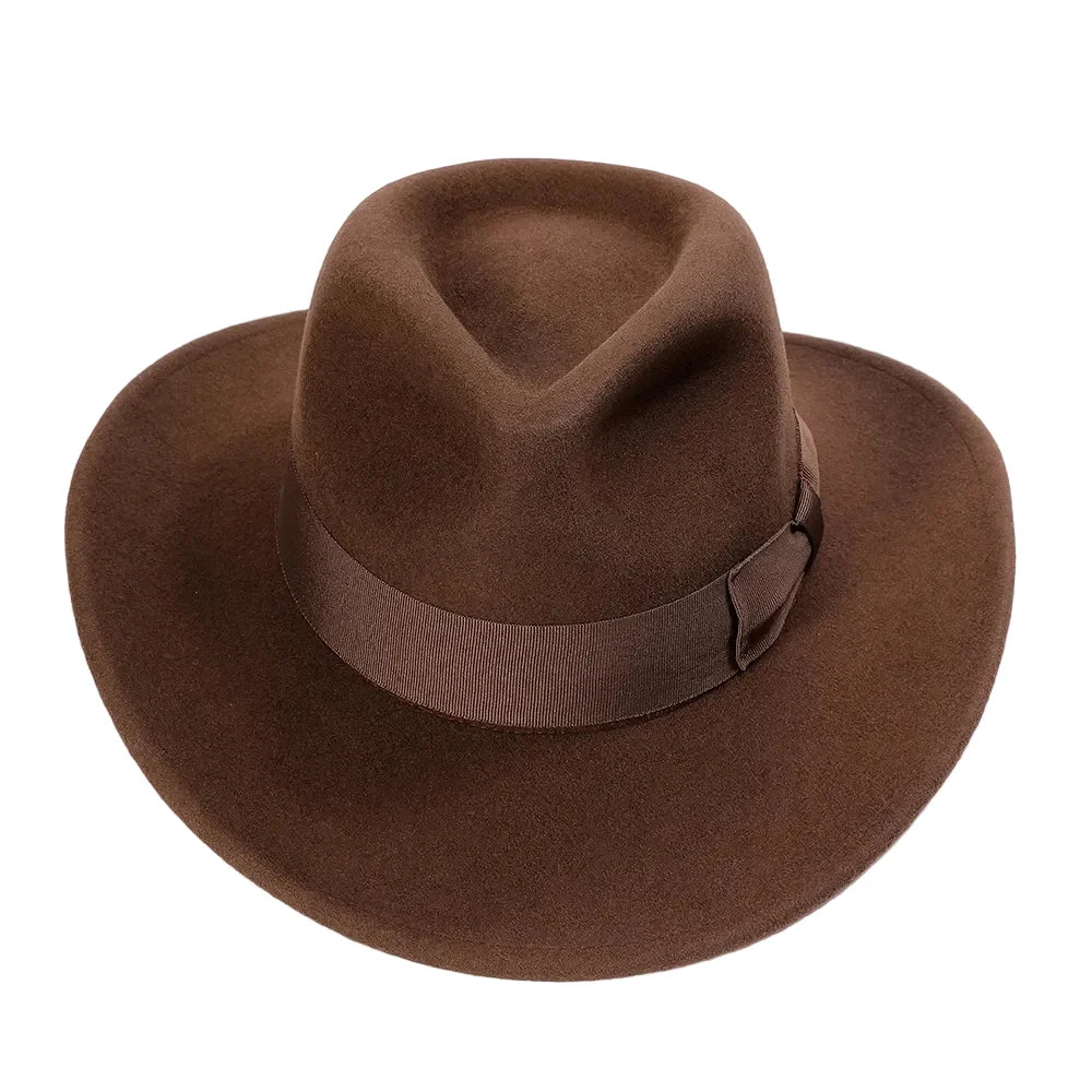 The Wyoming – Brown Wool Rancher Hat