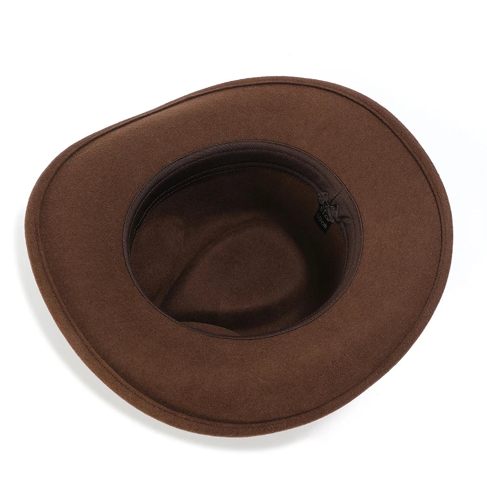 The Wyoming – Brown Wool Rancher Hat