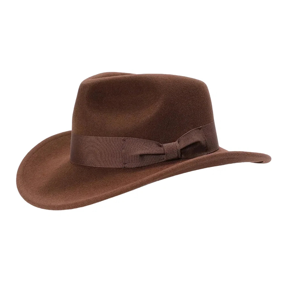 The Wyoming – Brown Wool Rancher Hat