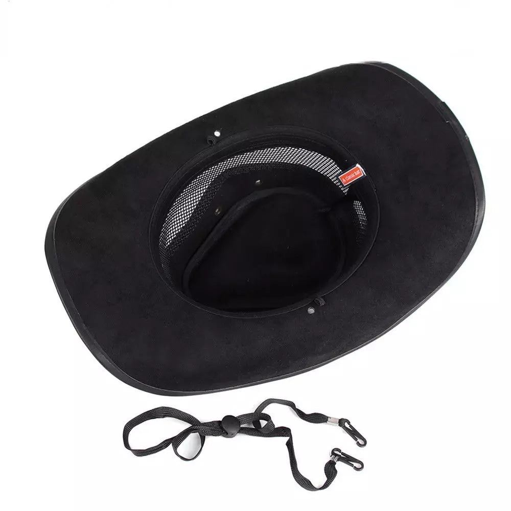 The Sonora – Mesh Crown Leather Cowboy Hat