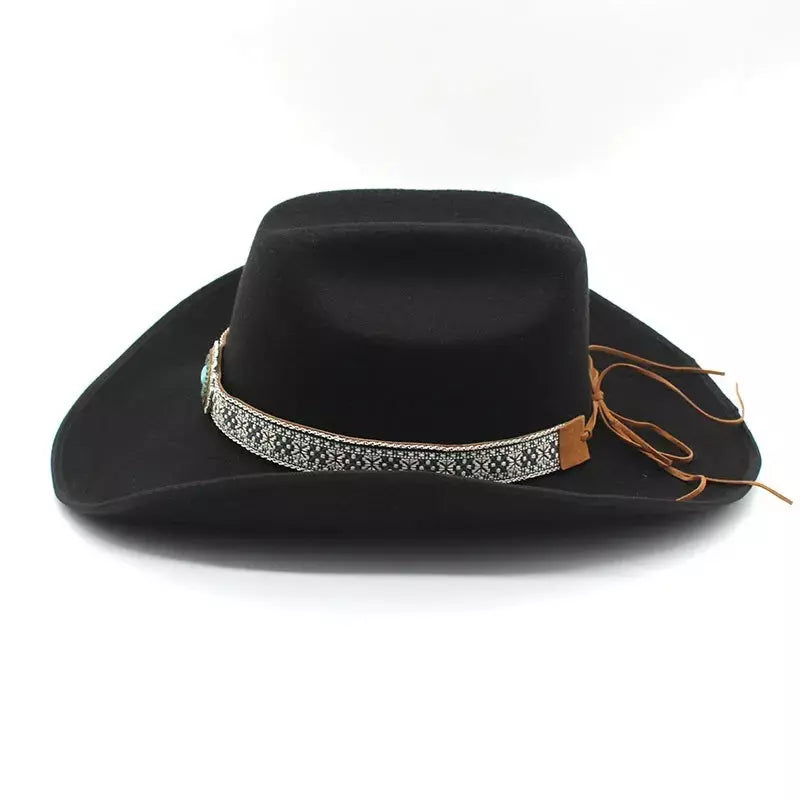 The Taos – Turquoise Accent Cowboy Hat
