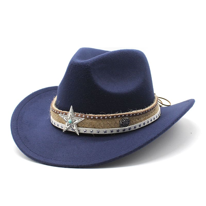 The Nightfall – Star Band Wool Cowboy Hat