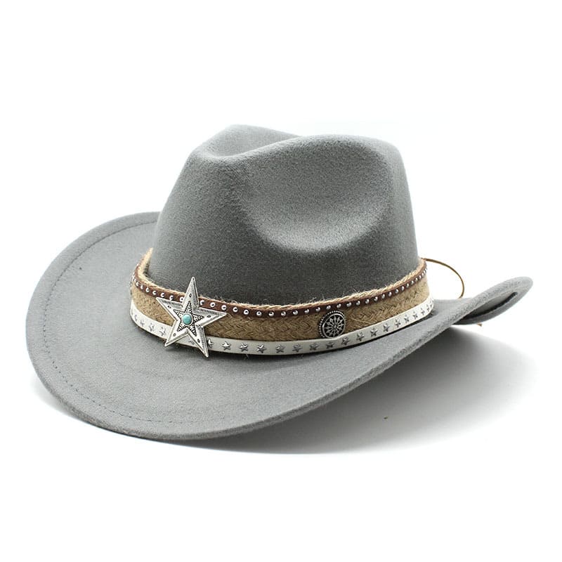 The Nightfall – Star Band Wool Cowboy Hat