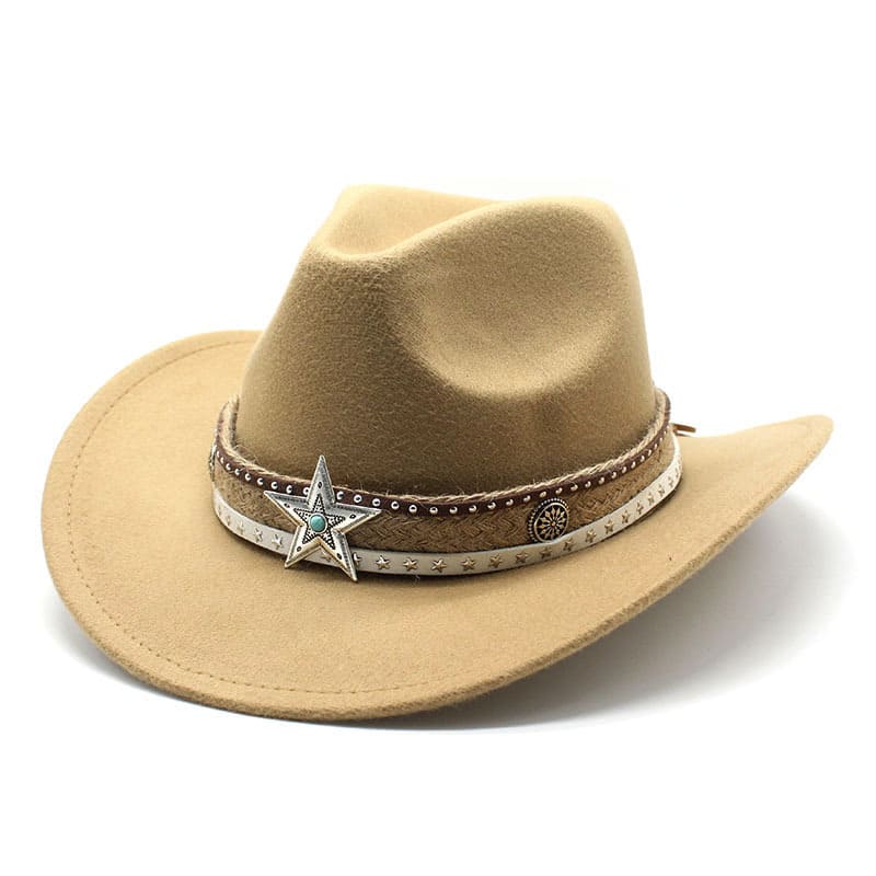 The Nightfall – Star Band Wool Cowboy Hat