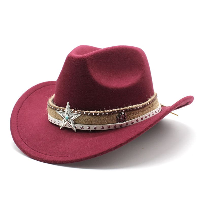 The Nightfall – Star Band Wool Cowboy Hat