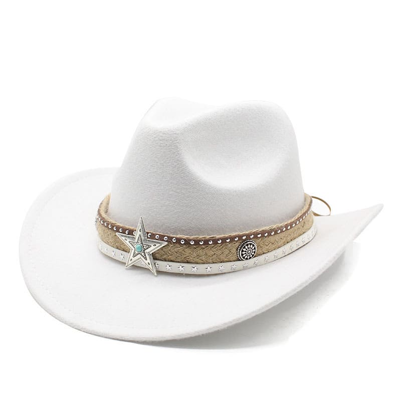 The Nightfall – Star Band Wool Cowboy Hat