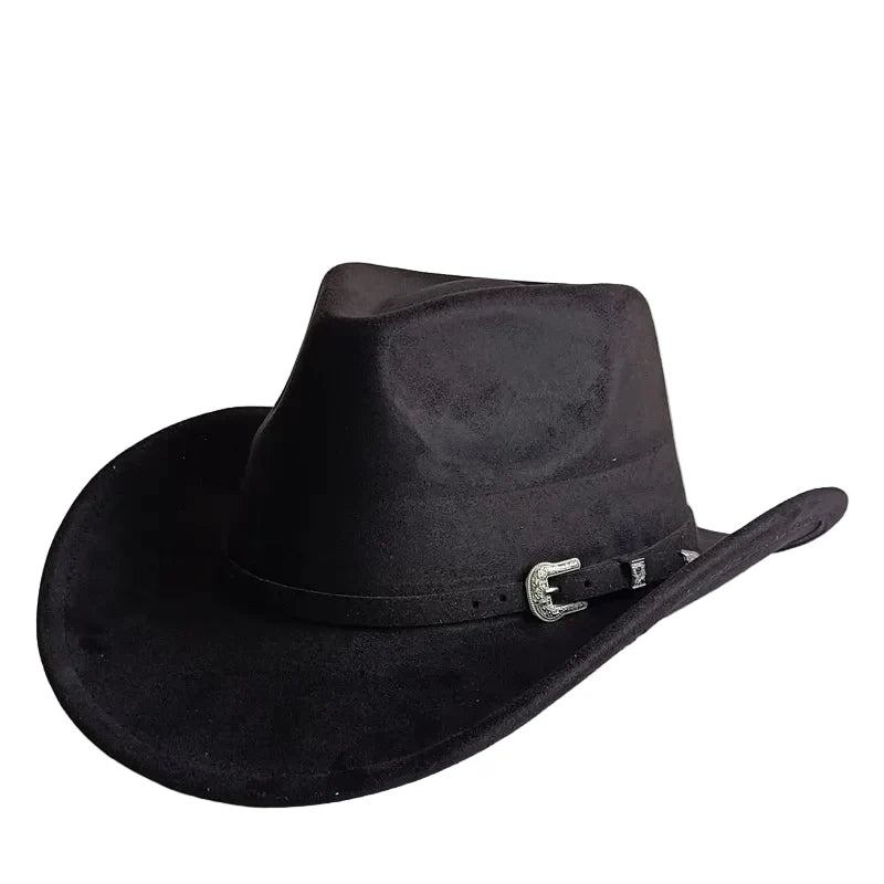 The Bismarck – Tan Suede Buckle Band Cowboy Hat