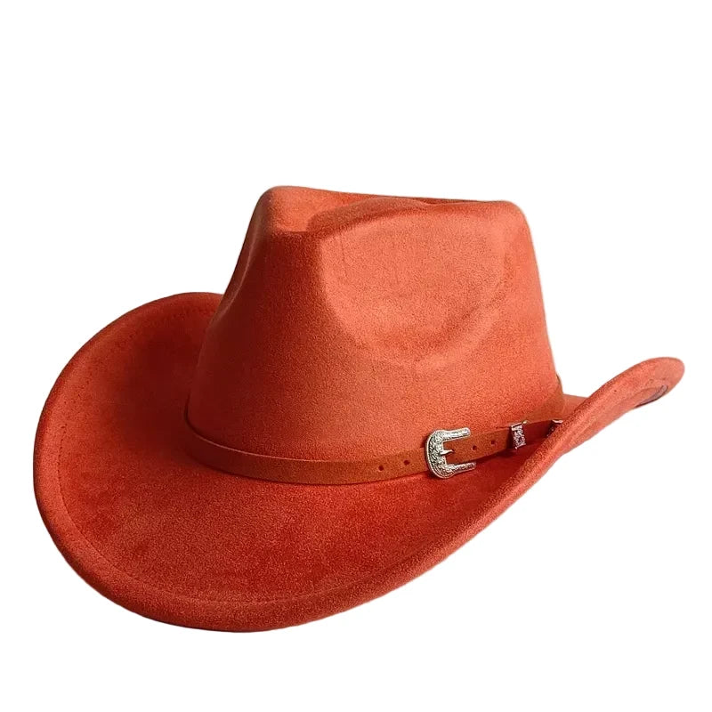 The Bismarck – Tan Suede Buckle Band Cowboy Hat