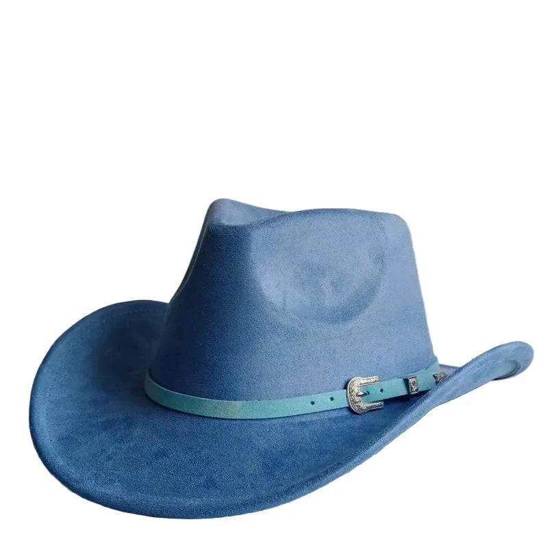 The Bismarck – Tan Suede Buckle Band Cowboy Hat