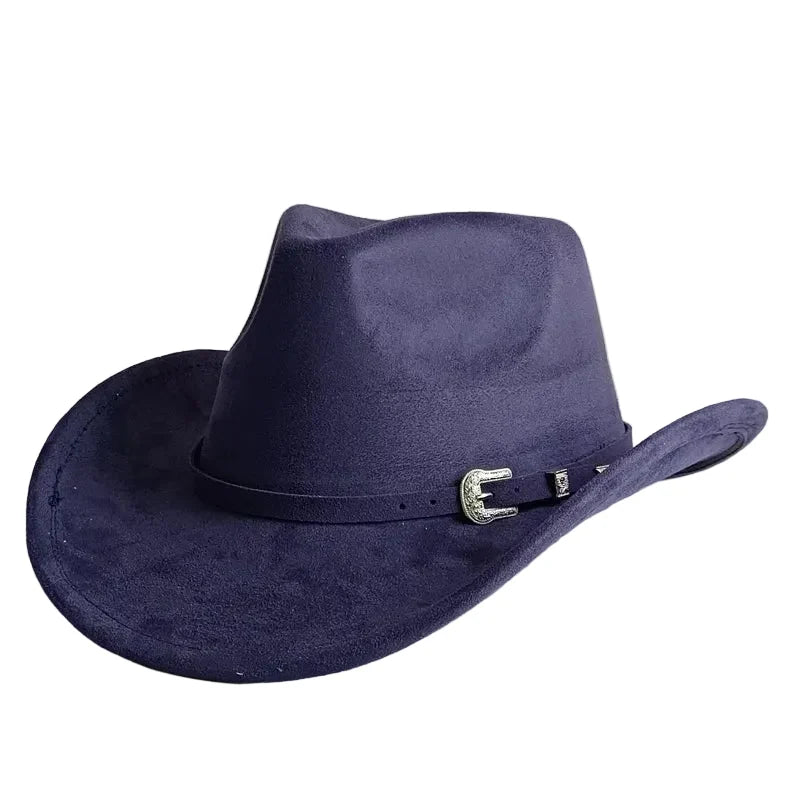 The Bismarck – Tan Suede Buckle Band Cowboy Hat