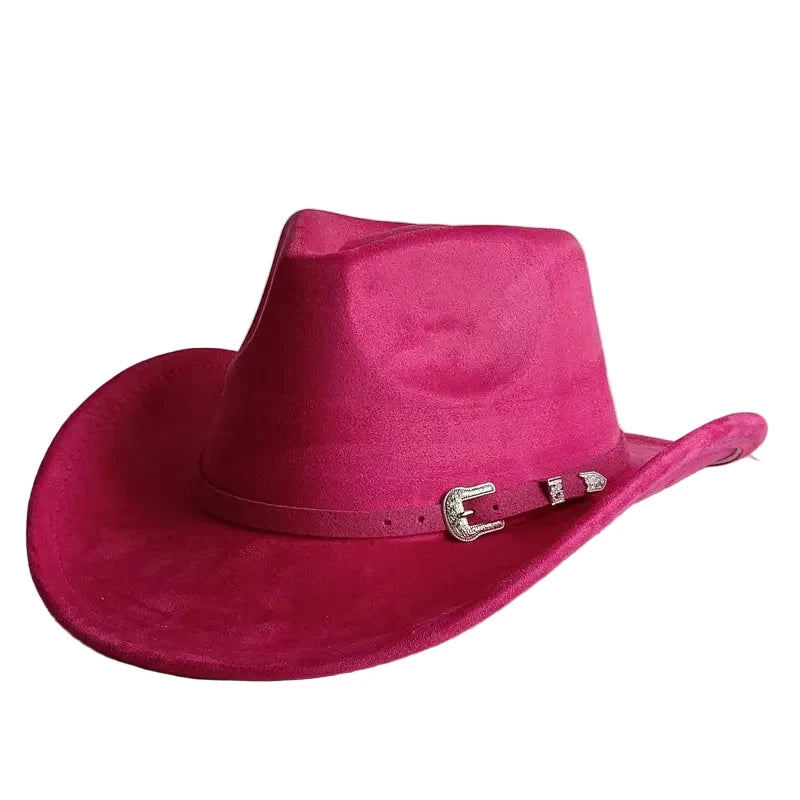 The Bismarck – Tan Suede Buckle Band Cowboy Hat