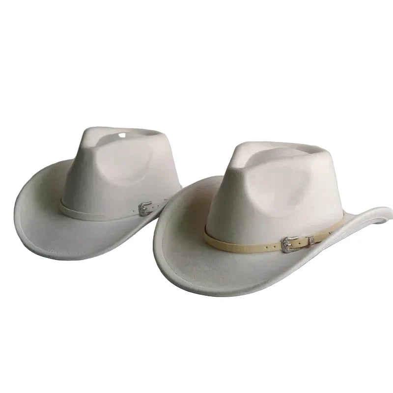 The Bismarck – Tan Suede Buckle Band Cowboy Hat