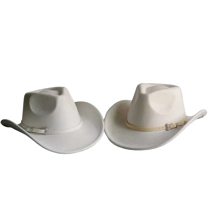 The Bismarck – Tan Suede Buckle Band Cowboy Hat