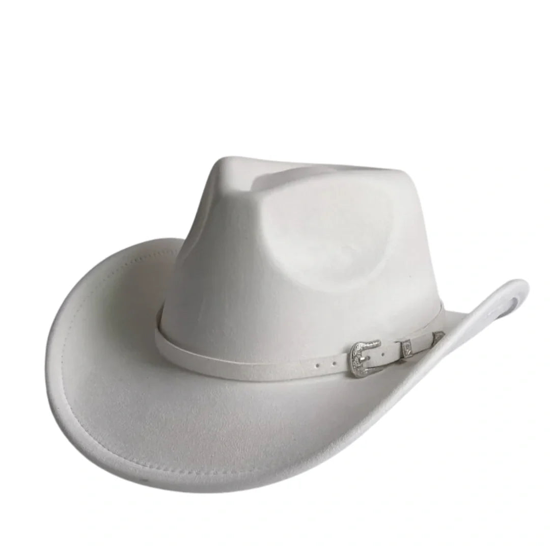 The Bismarck – Tan Suede Buckle Band Cowboy Hat