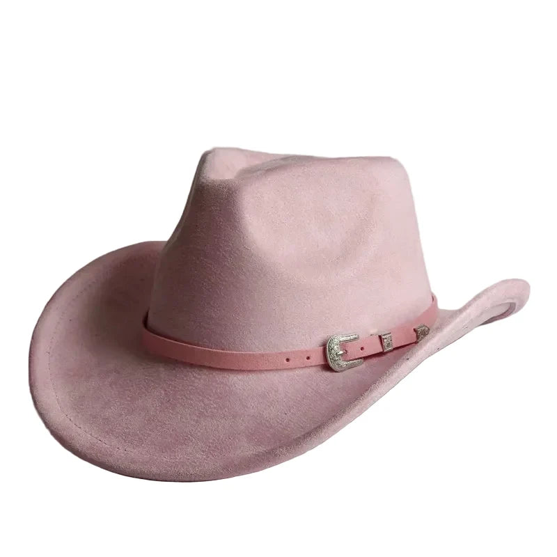 The Bismarck – Tan Suede Buckle Band Cowboy Hat