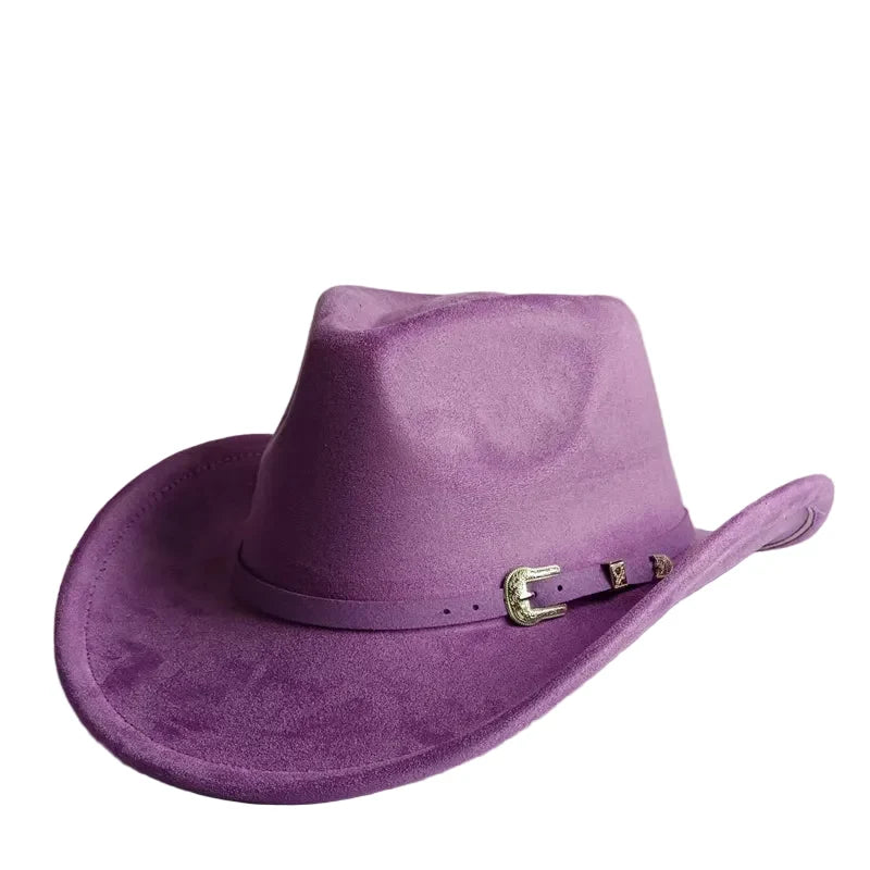 The Bismarck – Tan Suede Buckle Band Cowboy Hat