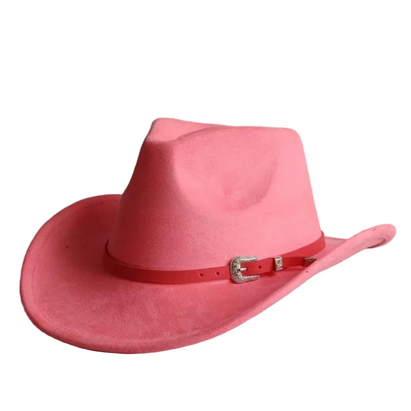 The Bismarck – Tan Suede Buckle Band Cowboy Hat