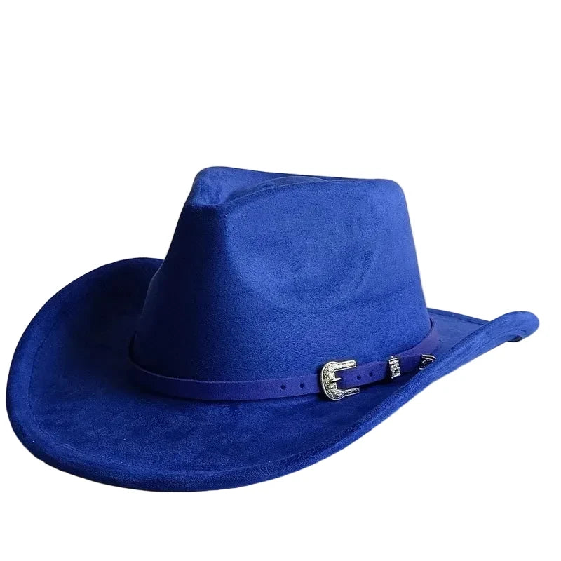 The Bismarck – Tan Suede Buckle Band Cowboy Hat