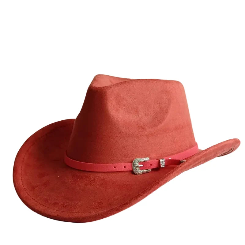 The Bismarck – Tan Suede Buckle Band Cowboy Hat
