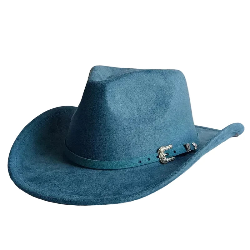 The Bismarck – Tan Suede Buckle Band Cowboy Hat