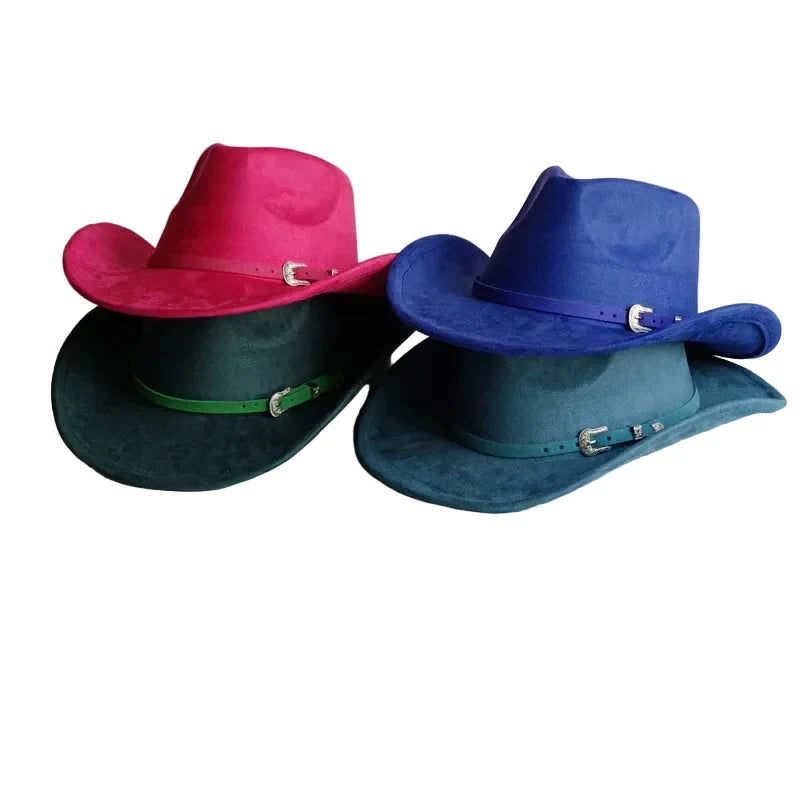 The Bismarck – Tan Suede Buckle Band Cowboy Hat