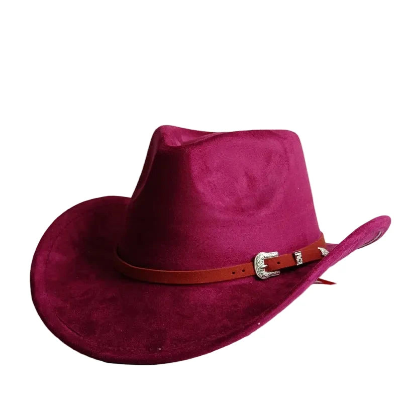 The Bismarck – Tan Suede Buckle Band Cowboy Hat