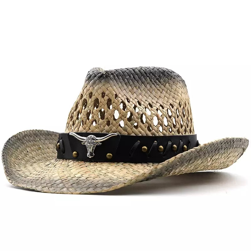 The Buckhorn – Ventilated Straw Cowboy Hat