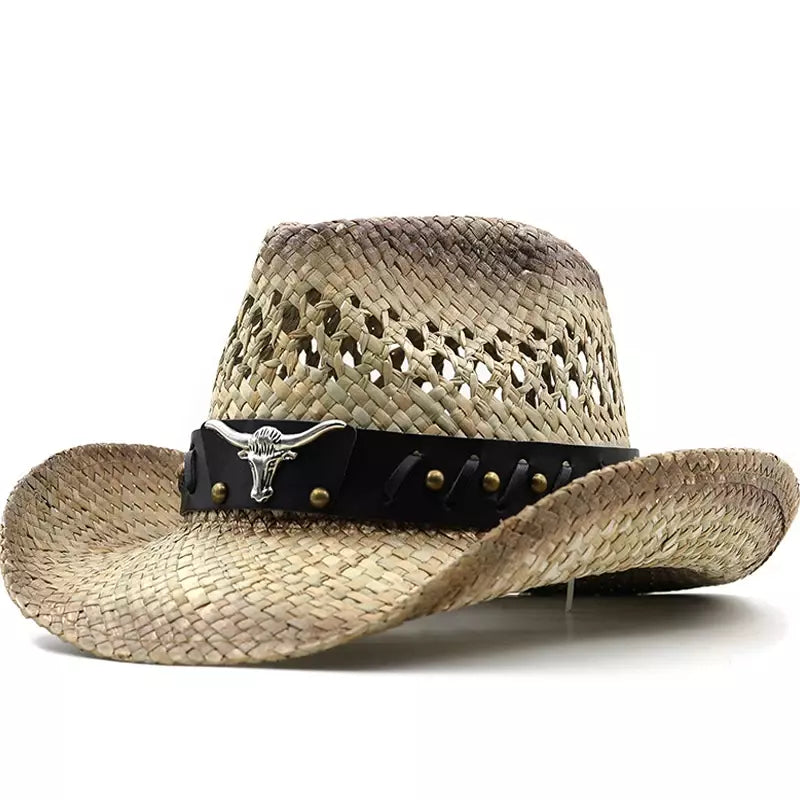The Buckhorn – Ventilated Straw Cowboy Hat