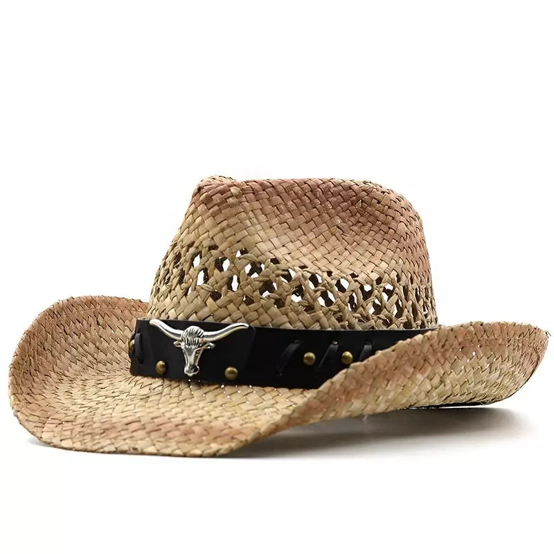 The Buckhorn – Ventilated Straw Cowboy Hat