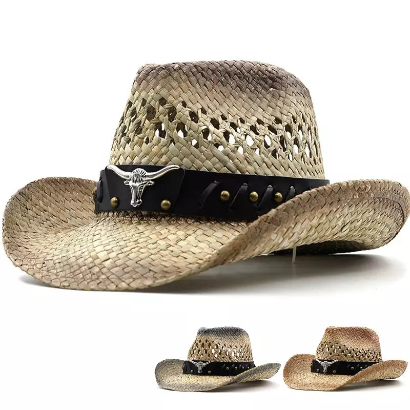 The Buckhorn – Ventilated Straw Cowboy Hat