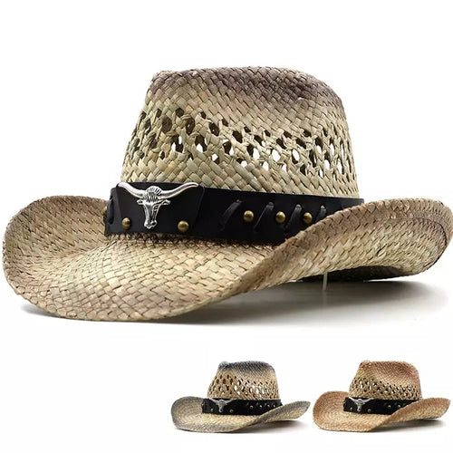 The Buckhorn – Ventilated Straw Cowboy Hat