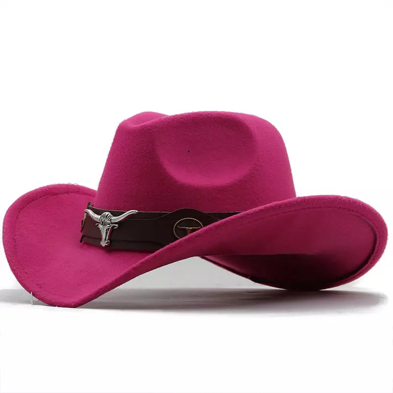 The Fort Worth – Black Wool Longhorn Cowboy Hat