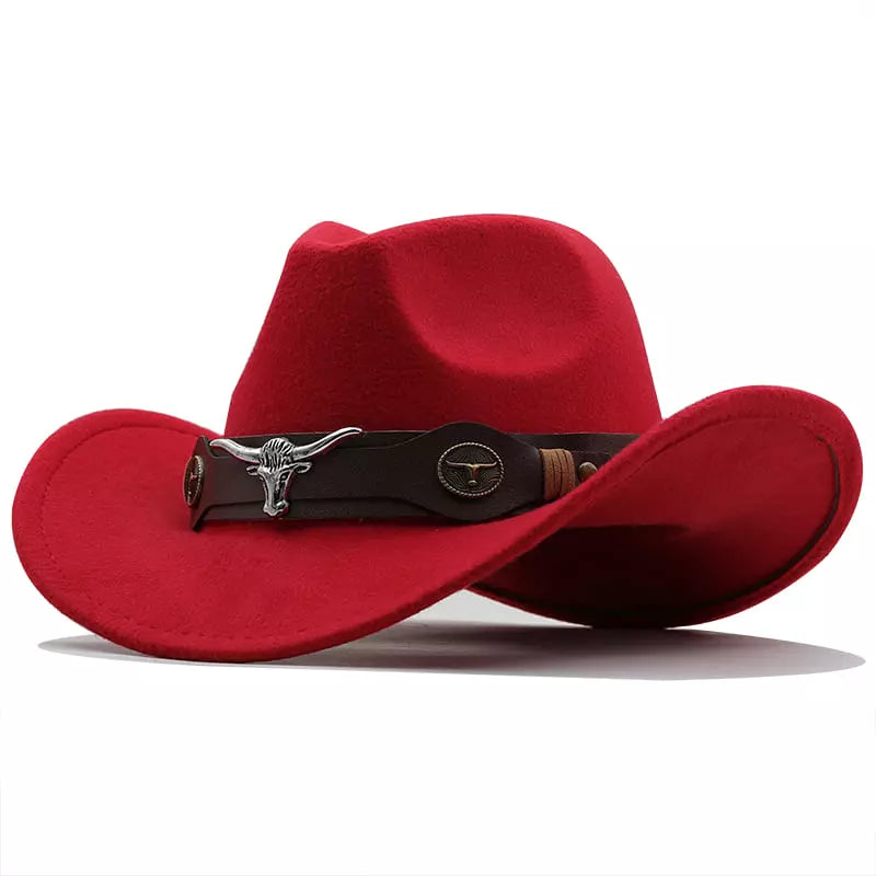 The Fort Worth – Black Wool Longhorn Cowboy Hat